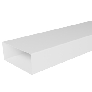 Воздуховод плоский пластиковый ЭРА 922ВП1,5 (220х90 мм/1,5 м)