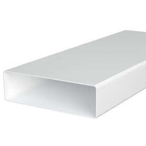 Воздуховод плоский пластиковый ЭРА 620ВП (204х60 мм/0,5 м)