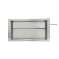 Дроссель-клапан прямоугольный под электропривод (оц. сталь) 500х300