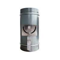 Дроссель-клапан круглый под электропривод (оц. сталь) d315