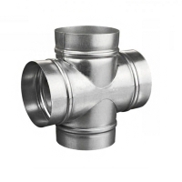 Крестовина круглая (оц. сталь) (150/150/150/150 мм)