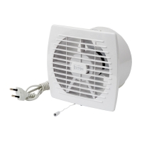 Вытяжной вентилятор Europlast E150 WP (провод и шнур-выключатель)