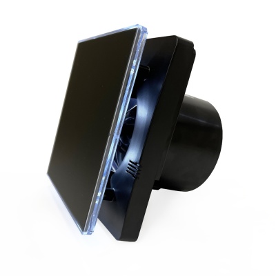 Вытяжной вентилятор Seicoi 100 Matt Black Glass SNAD04-01A