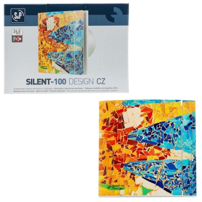 Вытяжной вентилятор с обратным клапаном Soler Palau SILENT-100 CZ DESIGN BARCELONA