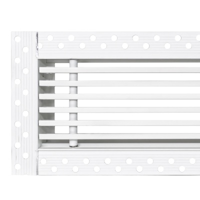 Вентиляционная решетка Brofer FUTURE 15 белая (400x100 мм)