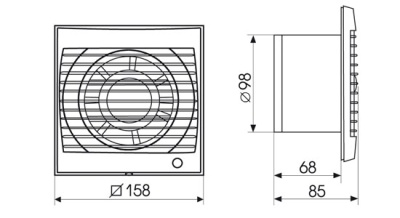 Вытяжной вентилятор Soler Palau Future-100 