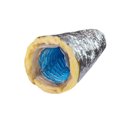 Воздуховод утепленный гибкий антибактериальный AFS SONOAFS ALU Hygiene (127 мм/10 м)