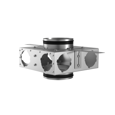 Присоединительная коробка проходная Provent KVF 160/160/90×6 на 6 выходов