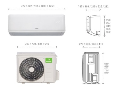 Настенная сплит-система LESSAR LS-H18KPA2 / LU-H18KPA2