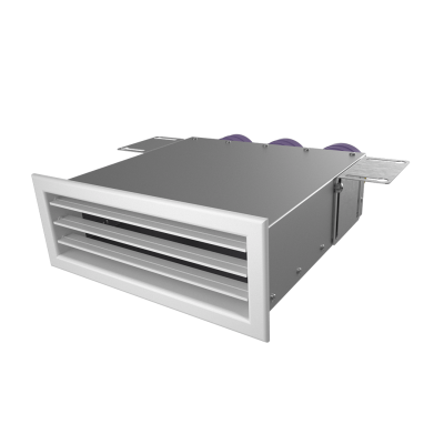 Присоединительная коробка Provent VPK 300×90/75×3 на 3 выхода, прямая прямоугольная