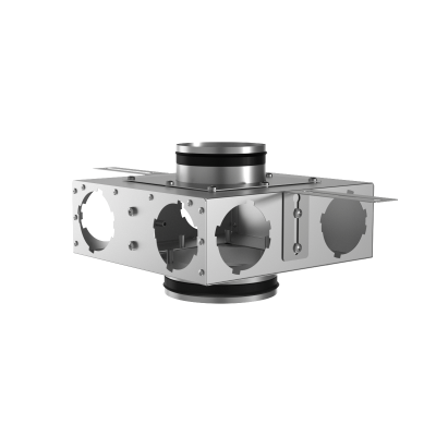 Присоединительная коробка проходная Provent KVF 160/125/90×6 на 6 выходов