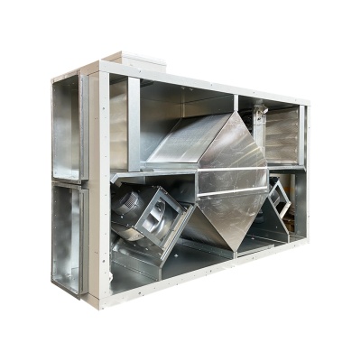 Приточно-вытяжная установка с пластинчатым рекуператором ФЬОРДИ ВПУ CF2000/15-380/3-EC-H-BLG-M