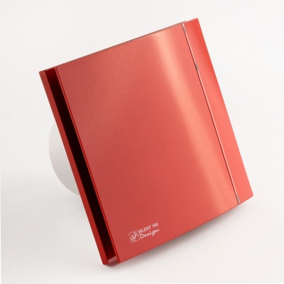 Вентилятор с обратным клапаном Soler Palau SILENT-100 CZ RED DESIGN 4C
