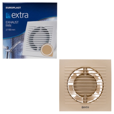 Вытяжной вентилятор Europlast EE100G золото