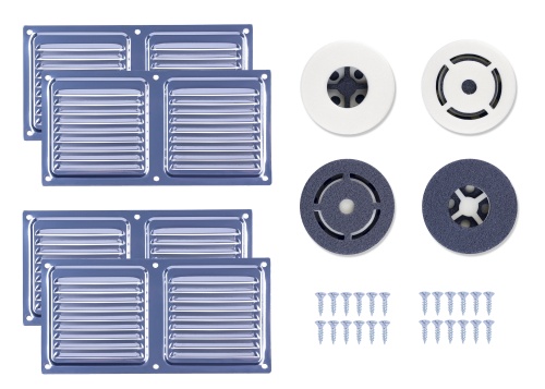 Вентиляционный клапан ДомВент ДверВент белый