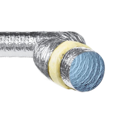 Воздуховод шумоизолированный гибкий антибактериальный AFS SONOAFS ALU Hygiene (152 мм/10 м)