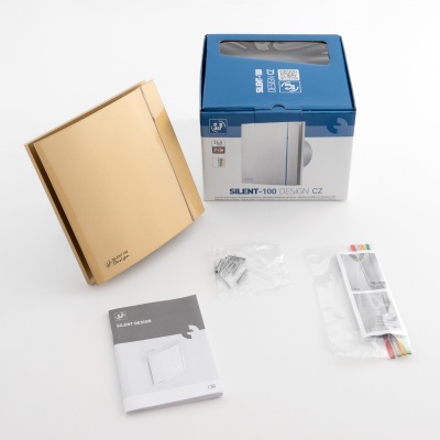 Накладной вентилятор Soler Palau SILENT-100 CZ GOLD DESIGN 4C 