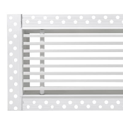Вентиляционная решетка Brofer FUTURE 10 белая (400x125 мм)