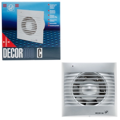 Вытяжной вентилятор Soler Palau DECOR-100C Silver
