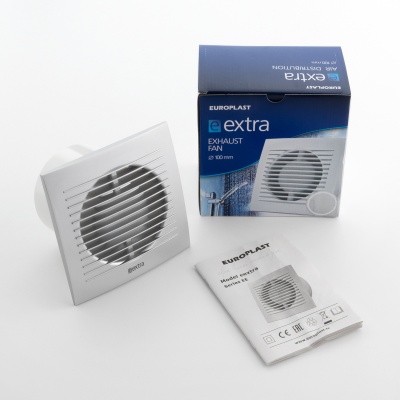 Вытяжной вентилятор Europlast EE100S серебро