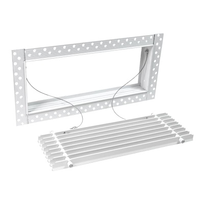 Вентиляционная решетка Brofer FUTURE 10 белая (300x125 мм)