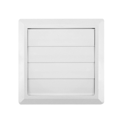 Решетка самозакрывающаяся d125 белая