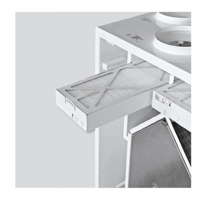 Вентиляционная установка с пластинчатым рекуператором тепла Soler Palau CAD HE 325 EC V BASIC PH