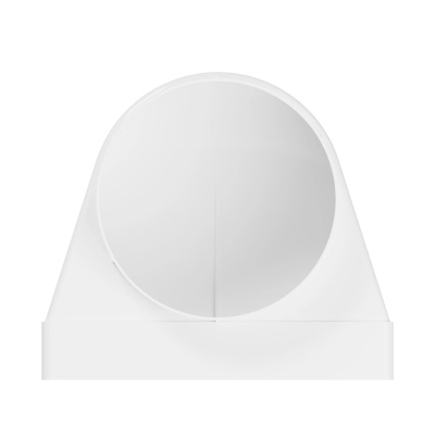 Переход пластиковый угловой плоский/фитинг ЭРА 922СК15ФП